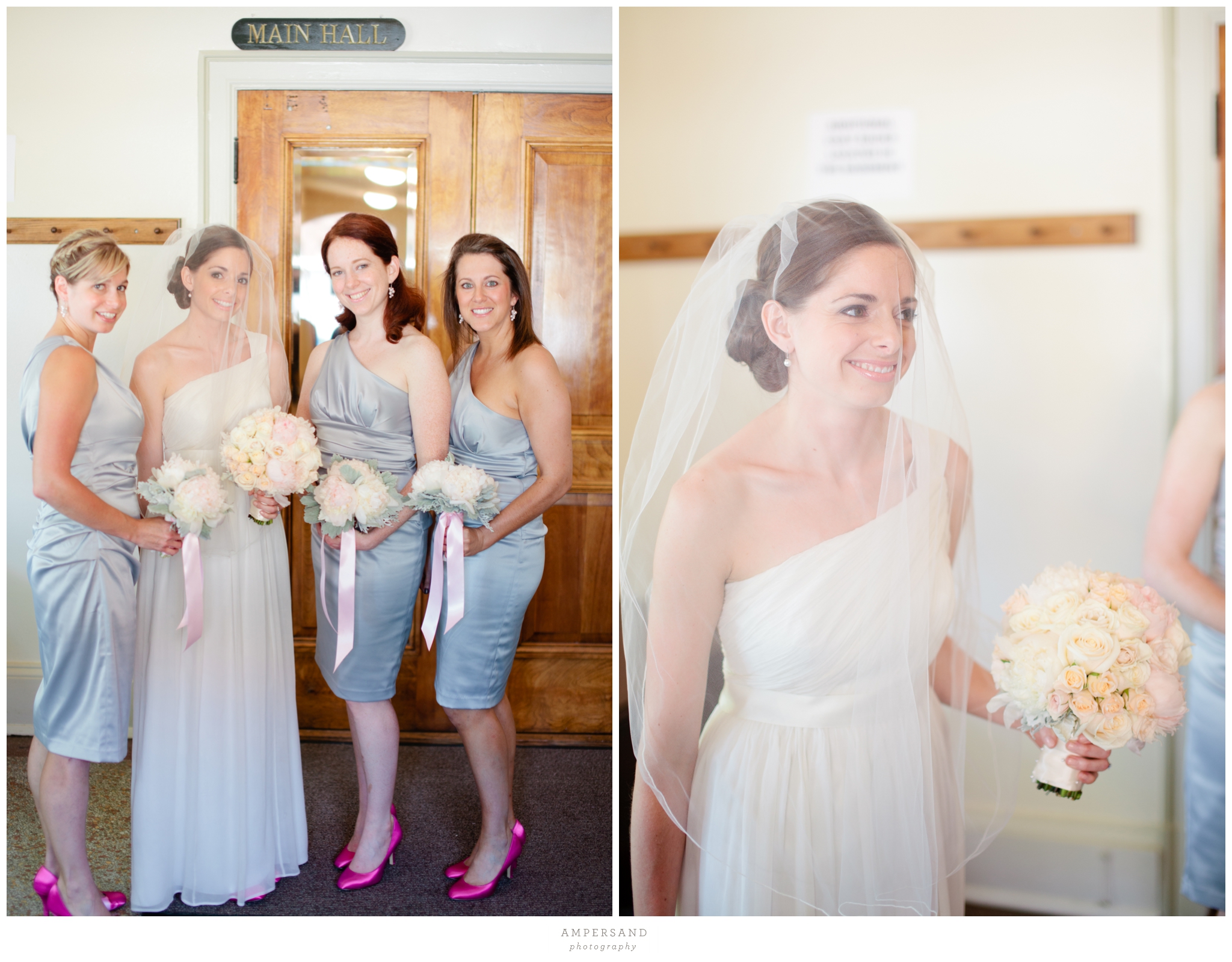 About to walk down the aisle at Capitol Hill Baptist Church // Photos by Ampersand Photography