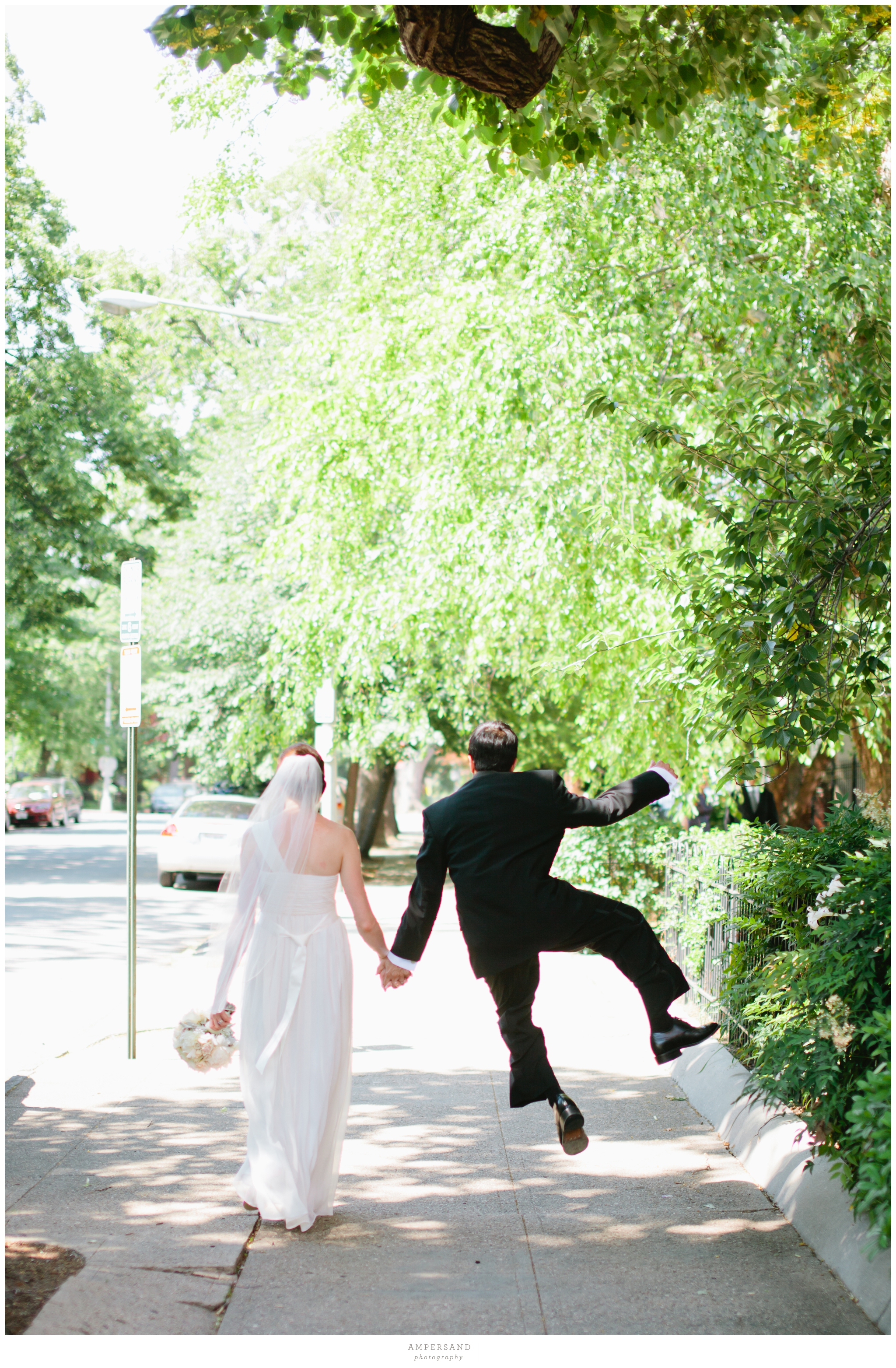 So happy to be married!!  // Photos by Ampersand Photography