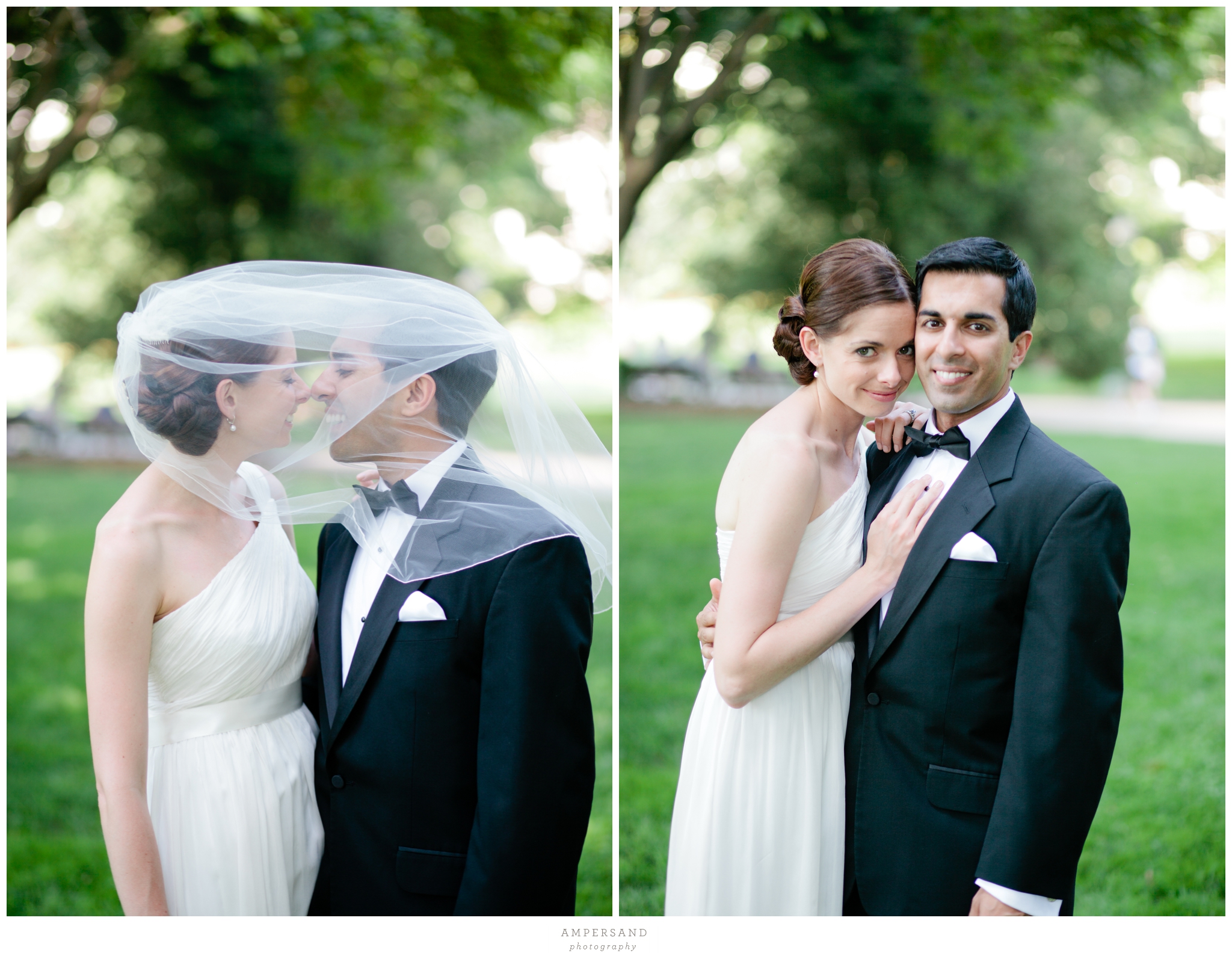 Sweet bride & groom // Photos by Ampersand Photography