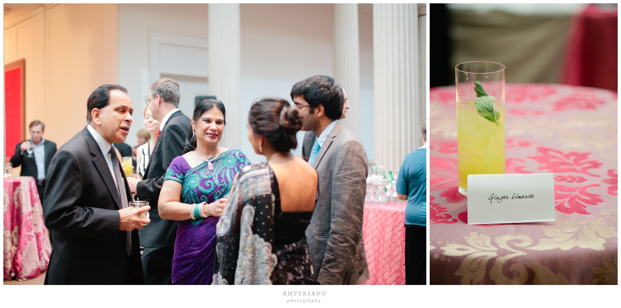 Cocktail Hour at The Corcoran Gallery of Art  // Photos by Ampersand Photography