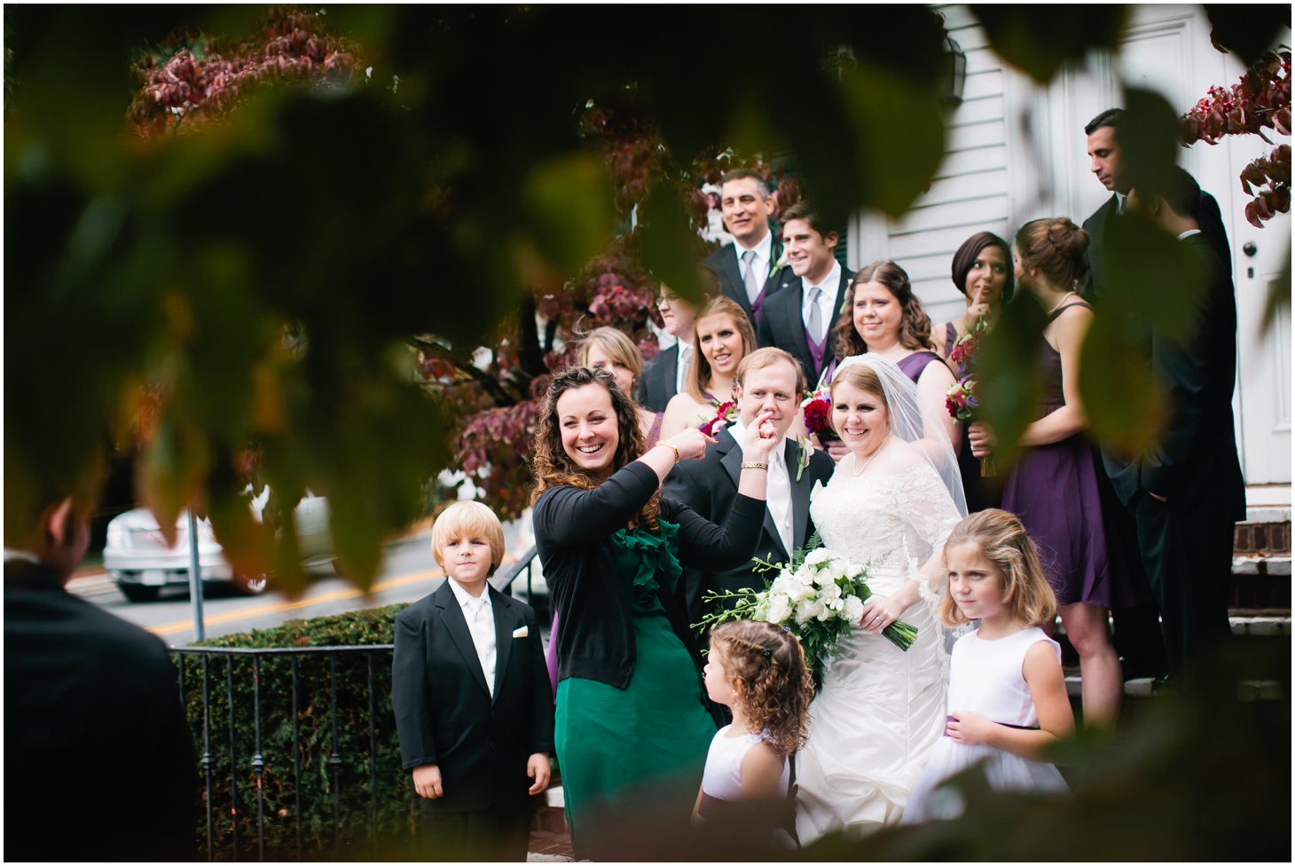Purple and Grey Black Tie Wedding in Vienna, VA by Sarah Bradshaw Photography