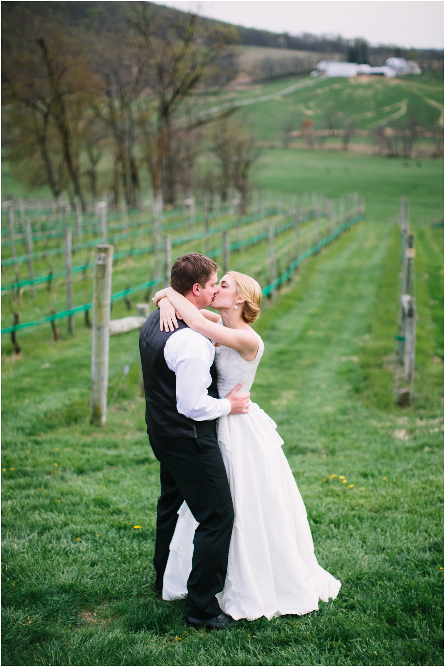 Brent & Lydia, Vintage Inspired Virginia Winery Wedding at Hillsborough Vineyard by Sarah Bradshaw Photography