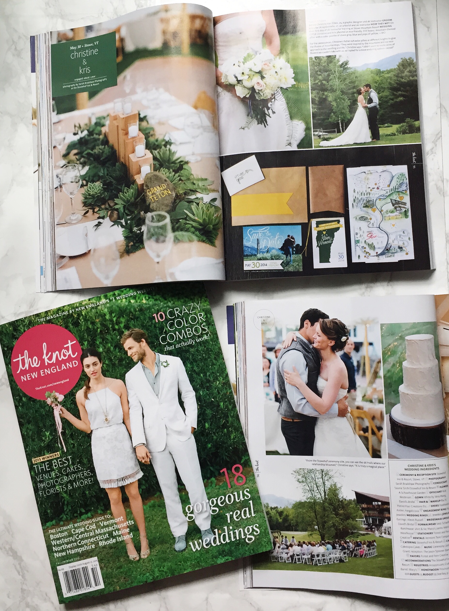 Published in The Knot: New England