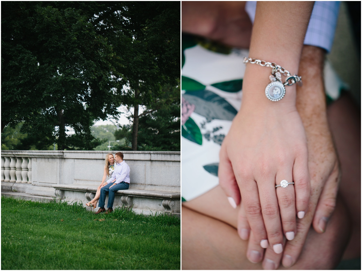 Early Morning Lincoln Memorial Engagement Session by Sarah Bradshaw Photography