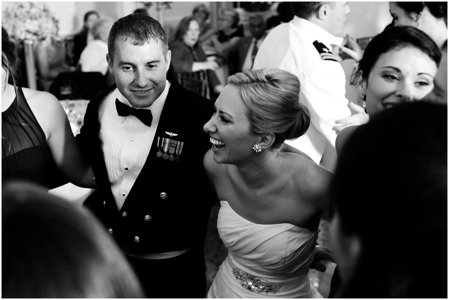 Elegant Navy & White Military Wedding in Georgetown by Sarah Bradshaw Photography