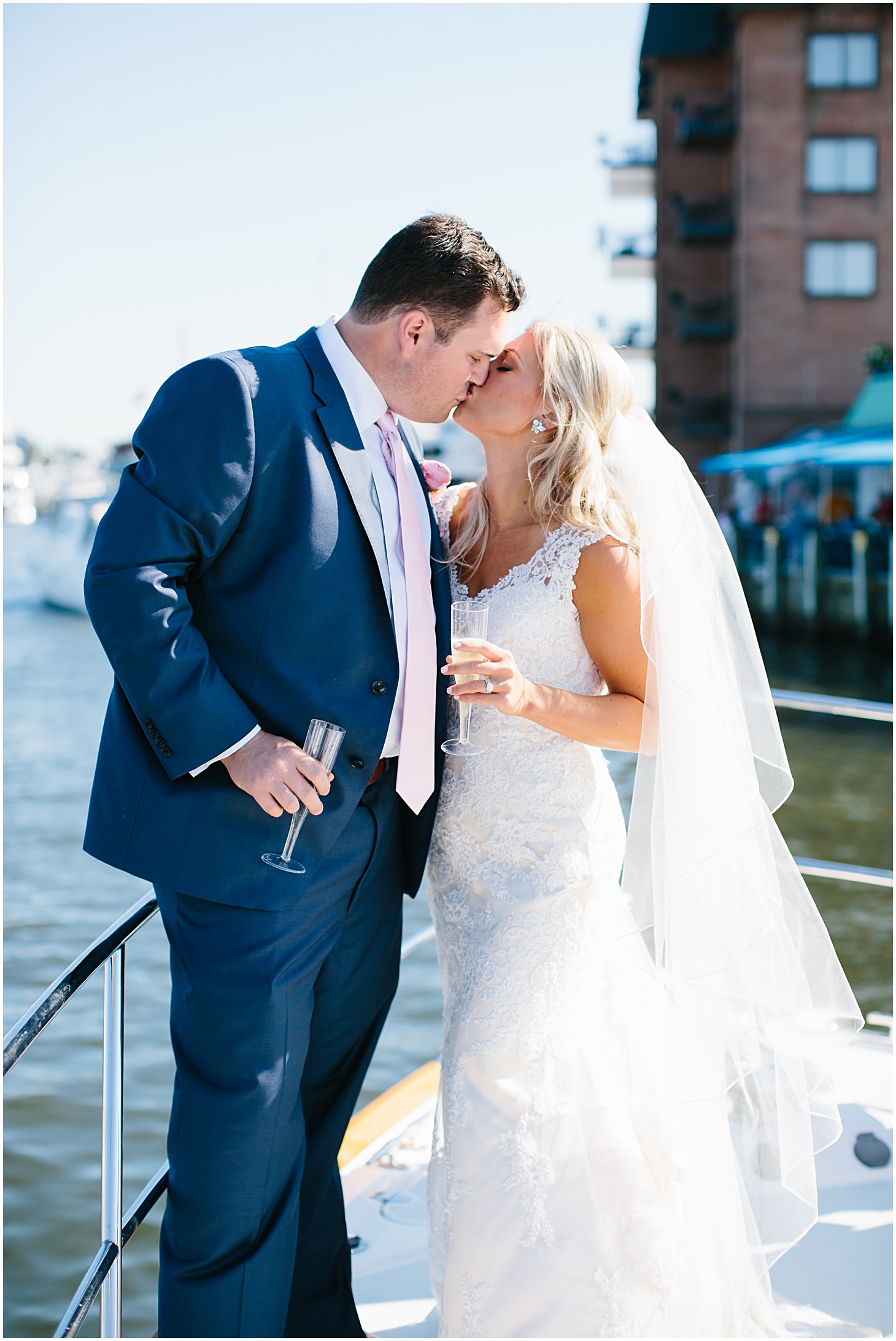Navy & Blush Nautical Wedding at Annapolis Yacht Club by Sarah Bradshaw Photography_0025