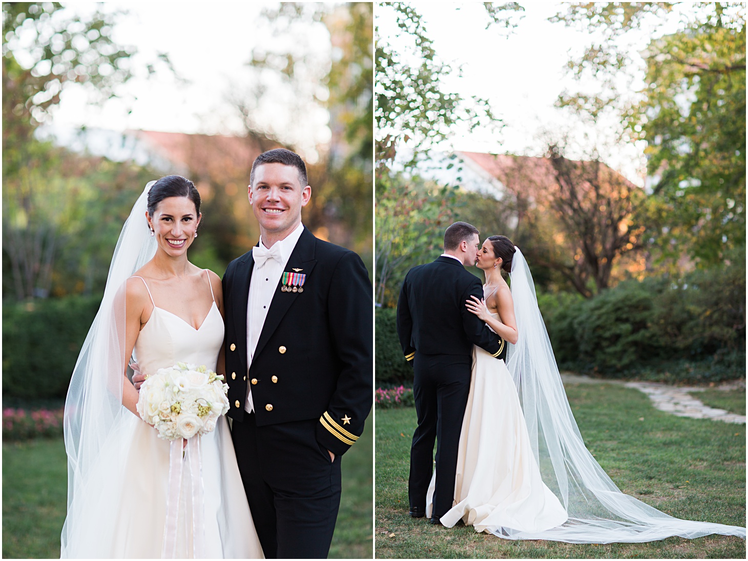 Classic bride & groom portraits - A Thoroughly Washingtonian Wedding at Meridian House in DC by Sarah Bradshaw 