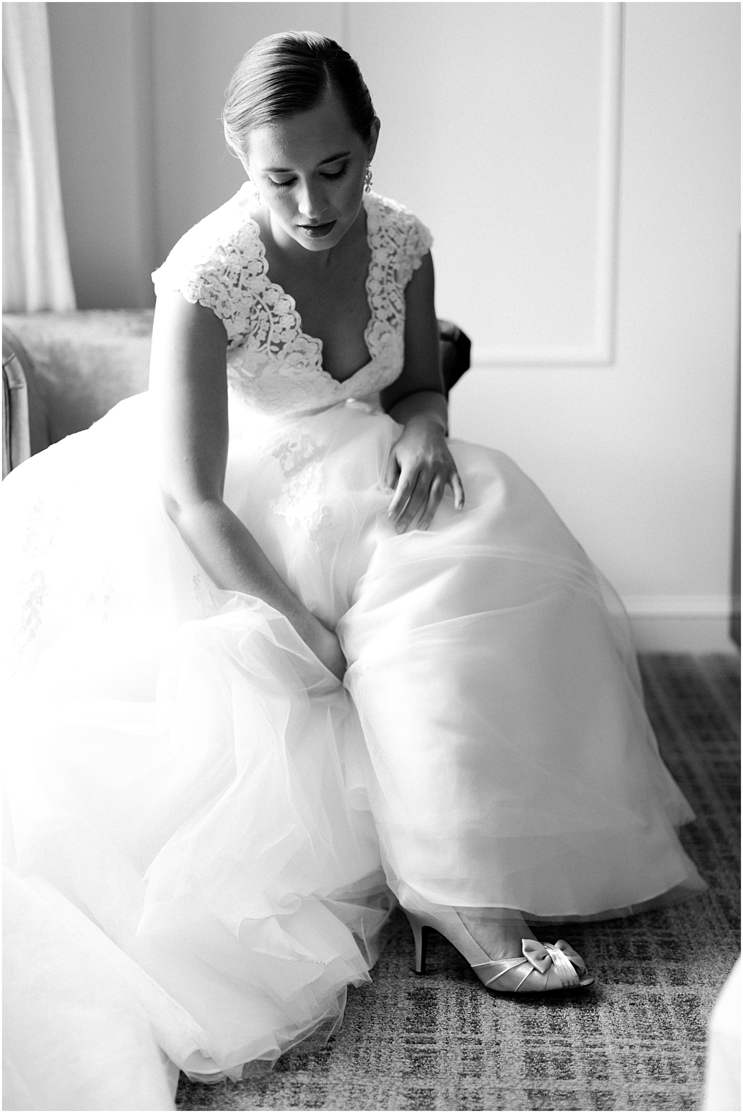 Eddy K bride | Vintage-Inspired Dumbarton House Wedding in Georgetown by Sarah Bradshaw Photography