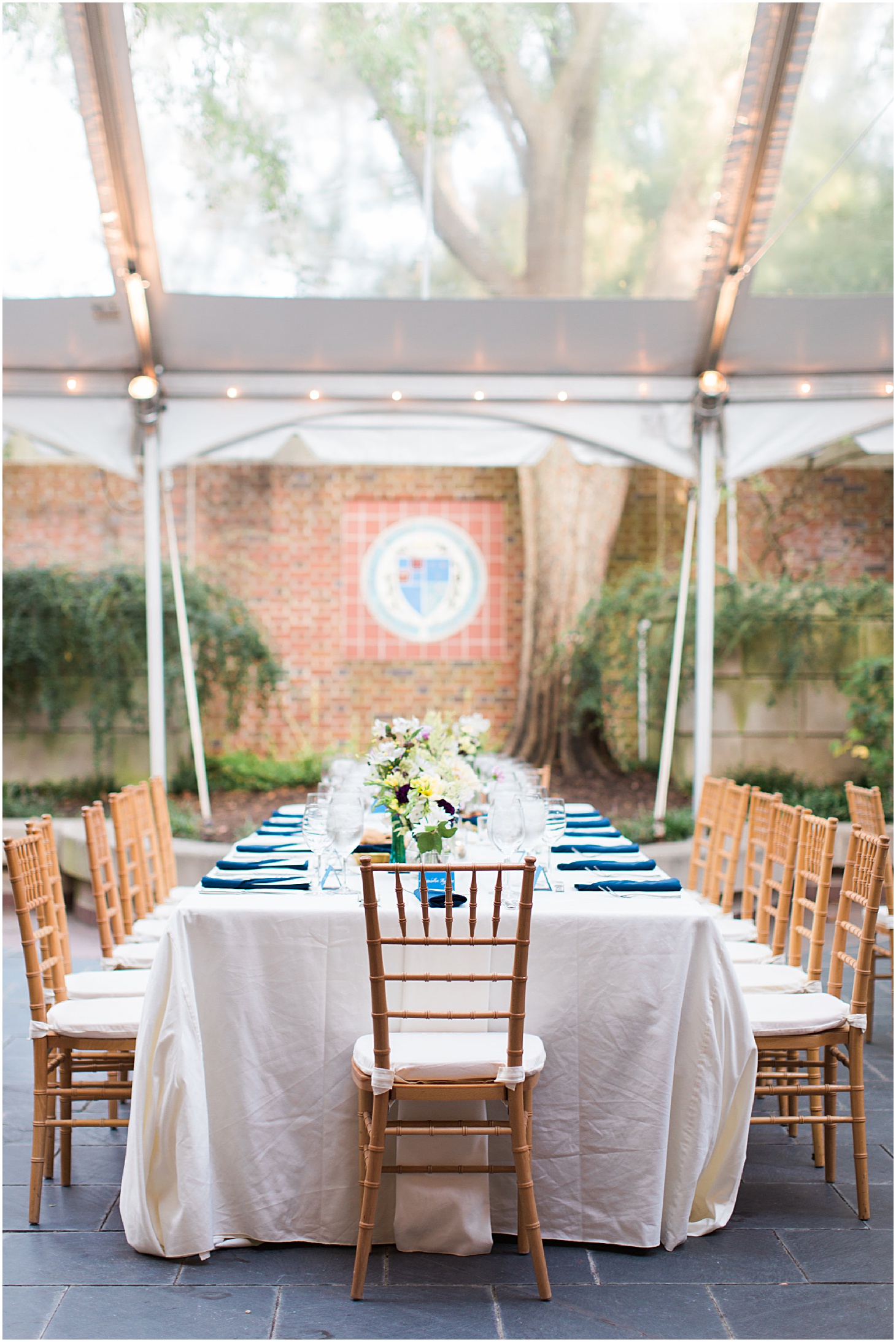 Clear tent | Vintage-Inspired Dumbarton House Wedding in Georgetown by Sarah Bradshaw Photography