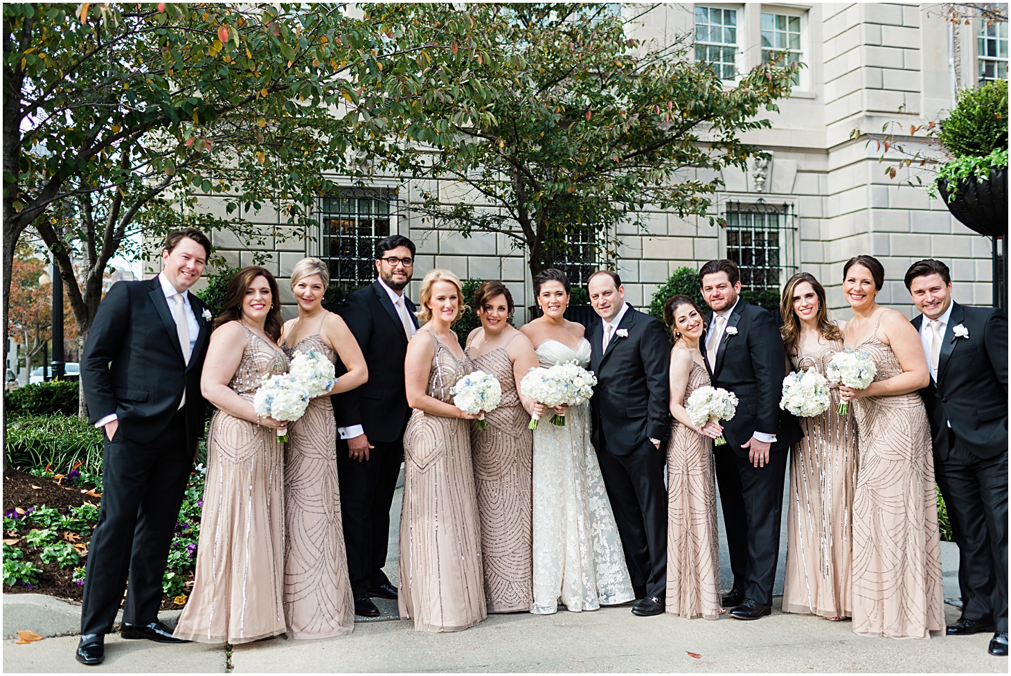 Hay-Adams Wedding party | Top Washington DC wedding photographer Sarah Bradshaw