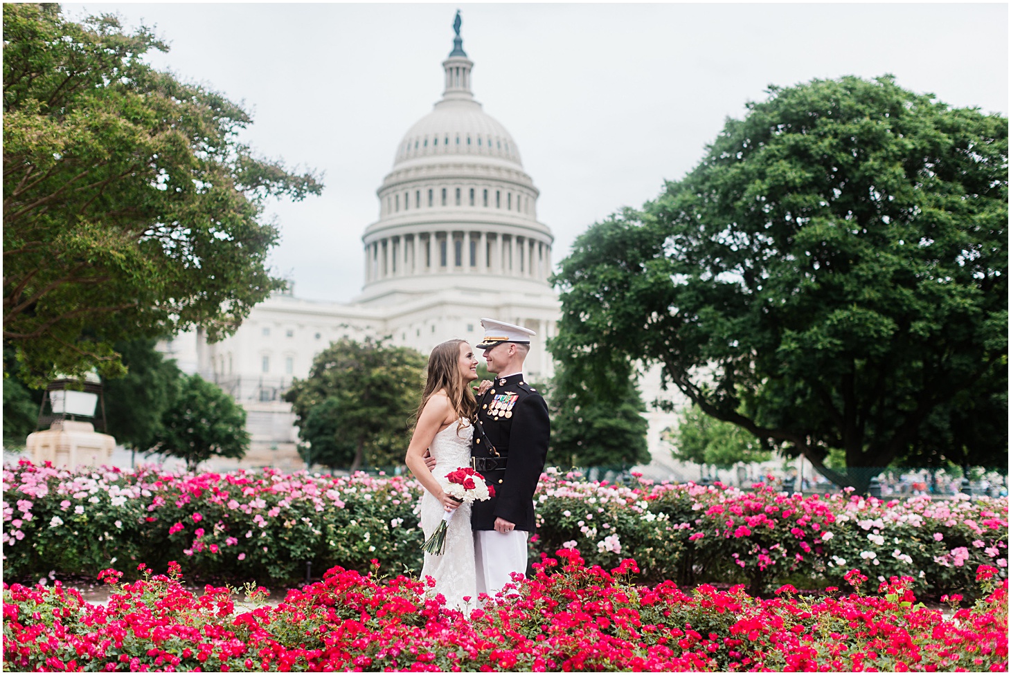 Spring Military Wedding | Top Washington DC wedding photographer Sarah Bradshaw