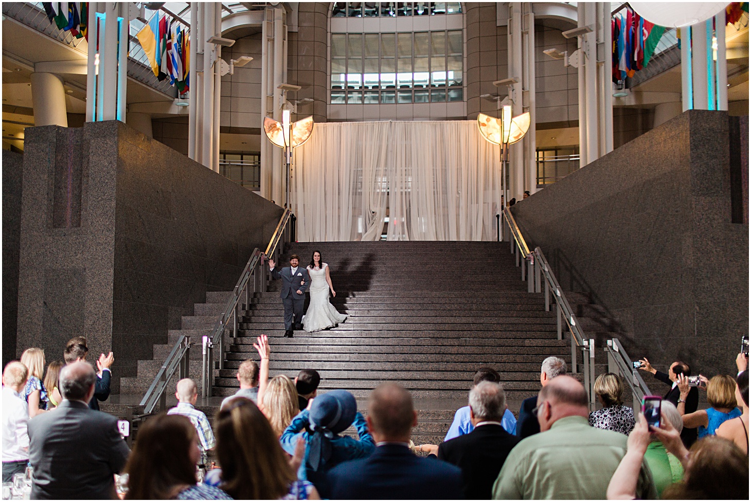 Ronald Reagan Building Wedding | Top Washington DC wedding photographer Sarah Bradshaw