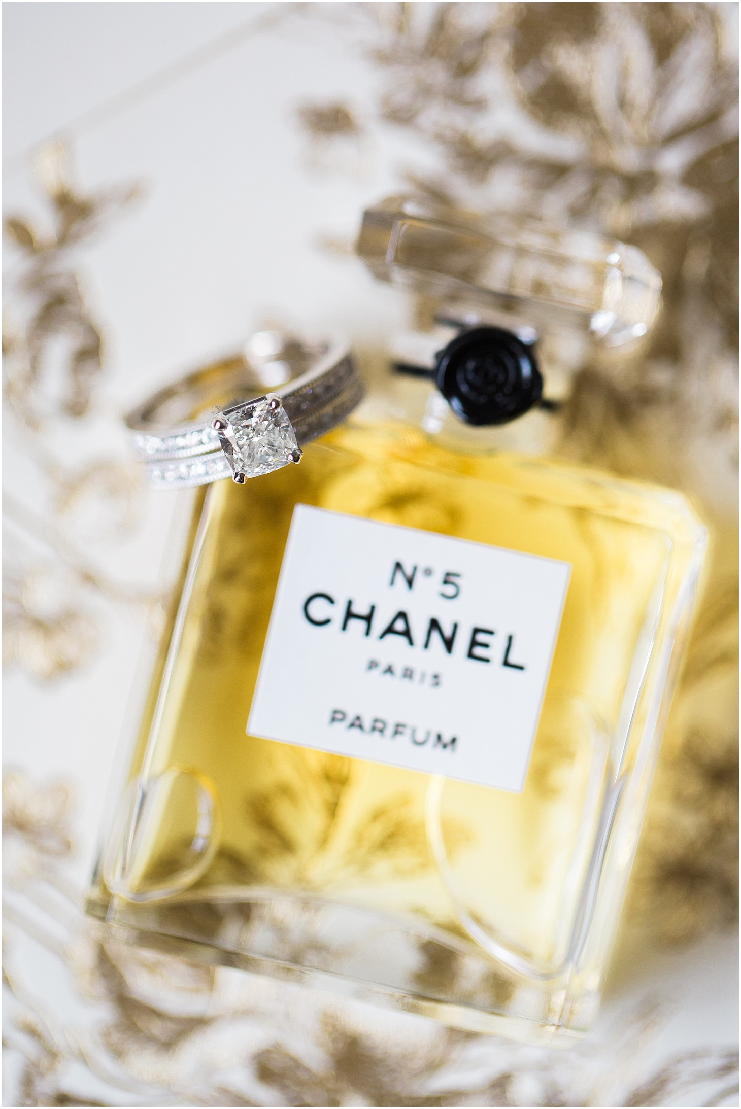 Chanel No. 5 Perfume and Wedding Rings | Interfaith DC Wedding by Sarah Bradshaw Photography