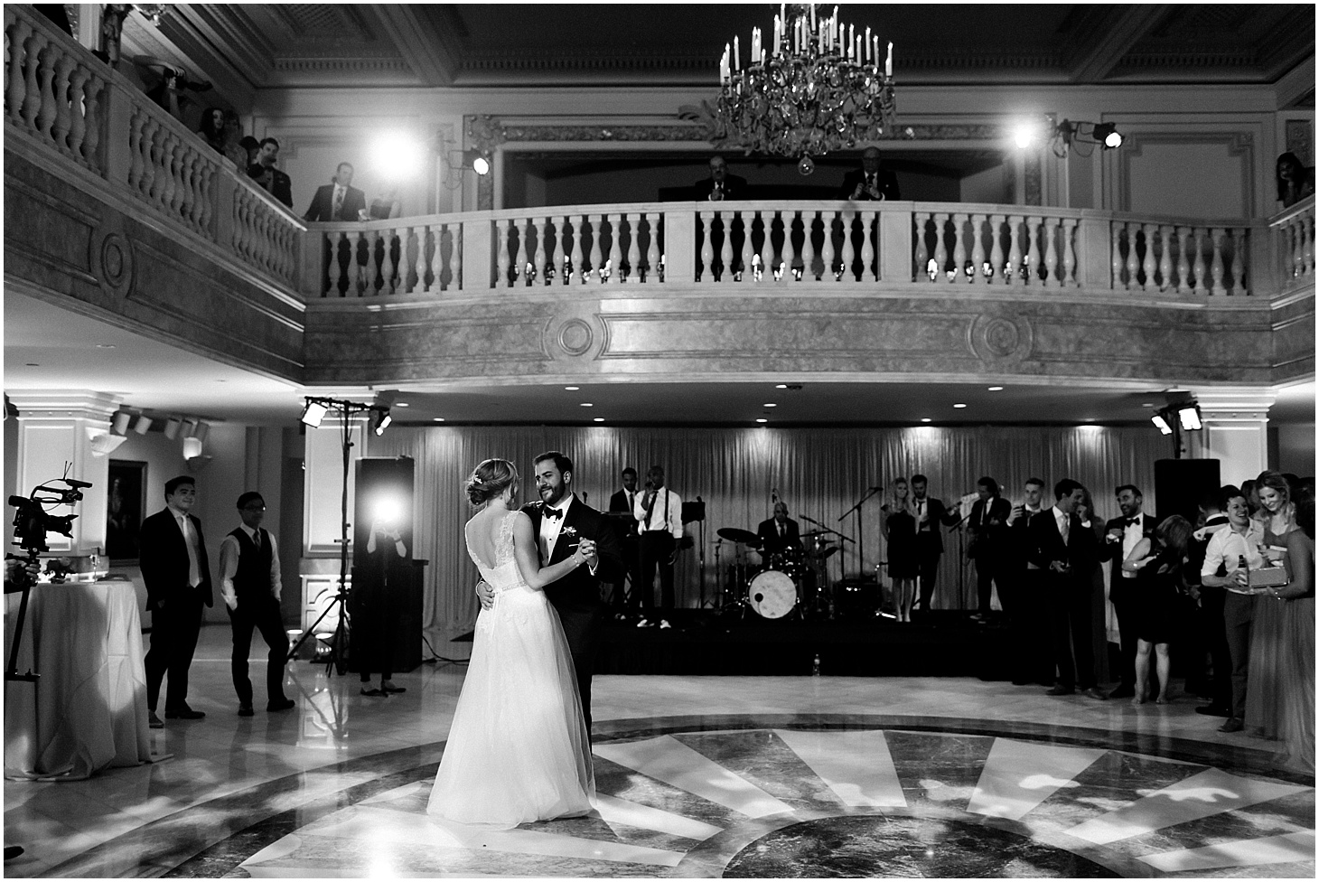First Dance at National Museum of Women in the Arts Wedding Reception | Interfaith DC Wedding by Sarah Bradshaw Photography