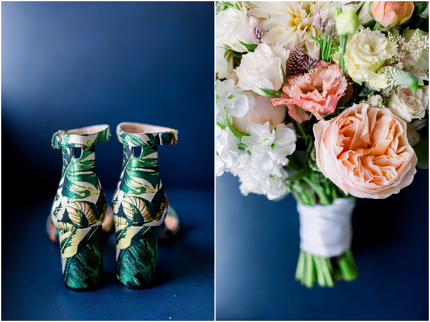 Stuart Weitzman Shoes and Love Blooms Bouquet | Chic and Modern Interfaith Wedding at District Winery in Washington, DC | Sarah Bradshaw Photography
