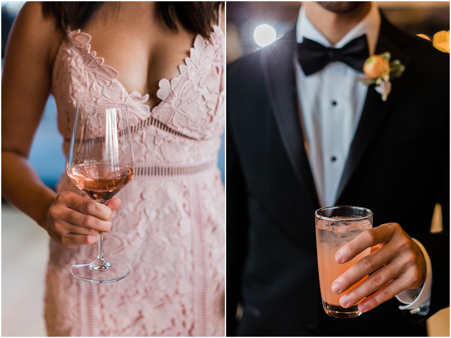 Cocktail Hour at District Winery | Chic and Modern Interfaith Wedding in Washington, DC | Sarah Bradshaw Photography