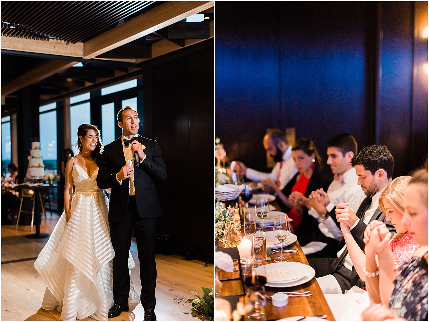 Wedding Reception at District Winery | Chic and Modern Interfaith Wedding in Washington, DC | Sarah Bradshaw Photography