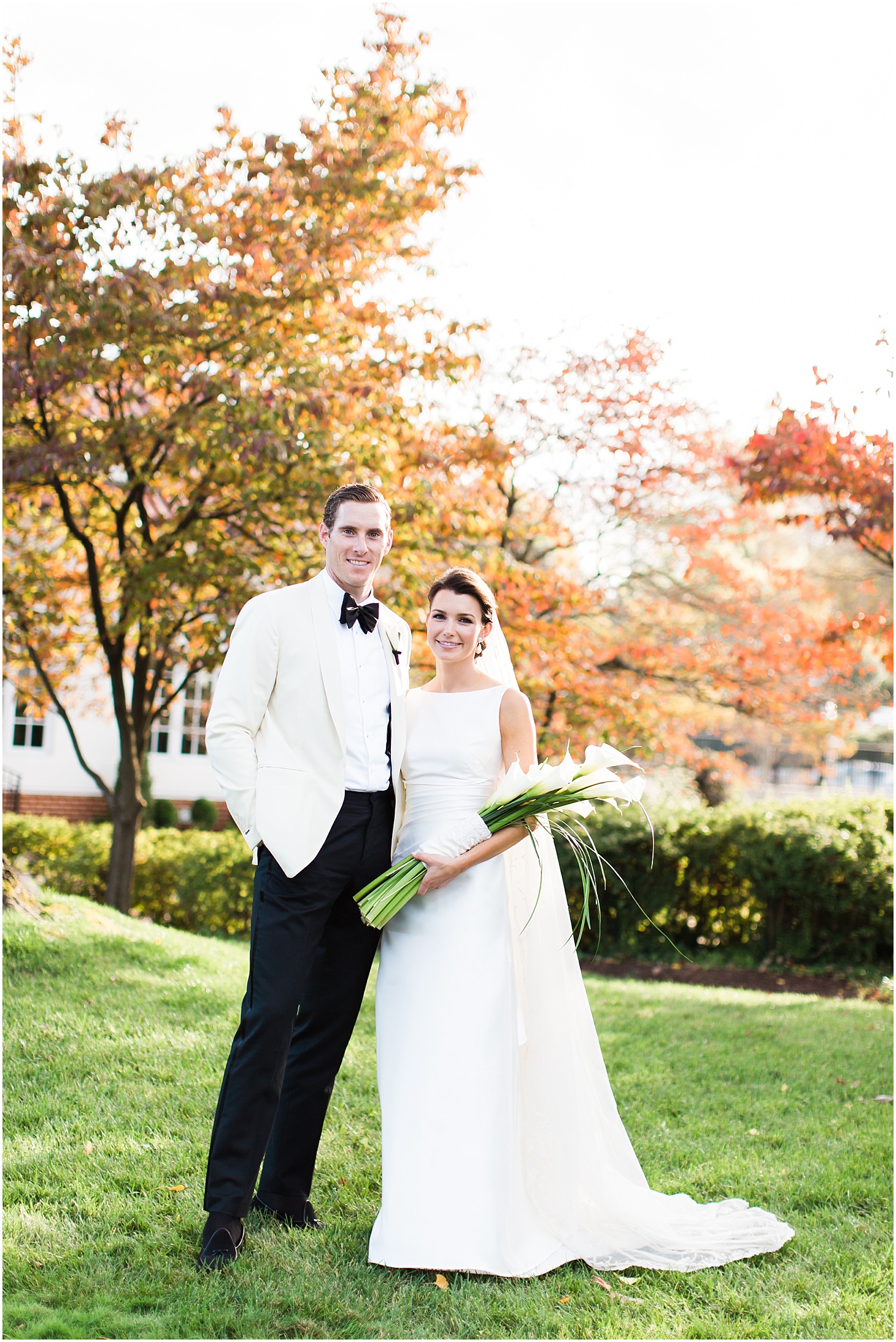 Wedding Portraits at Columbia Country Club | Wedding Ceremony at Cathedral of St. Matthew the Apostle | Classy October Wedding in Washington, D.C. | Sarah Bradshaw Photography