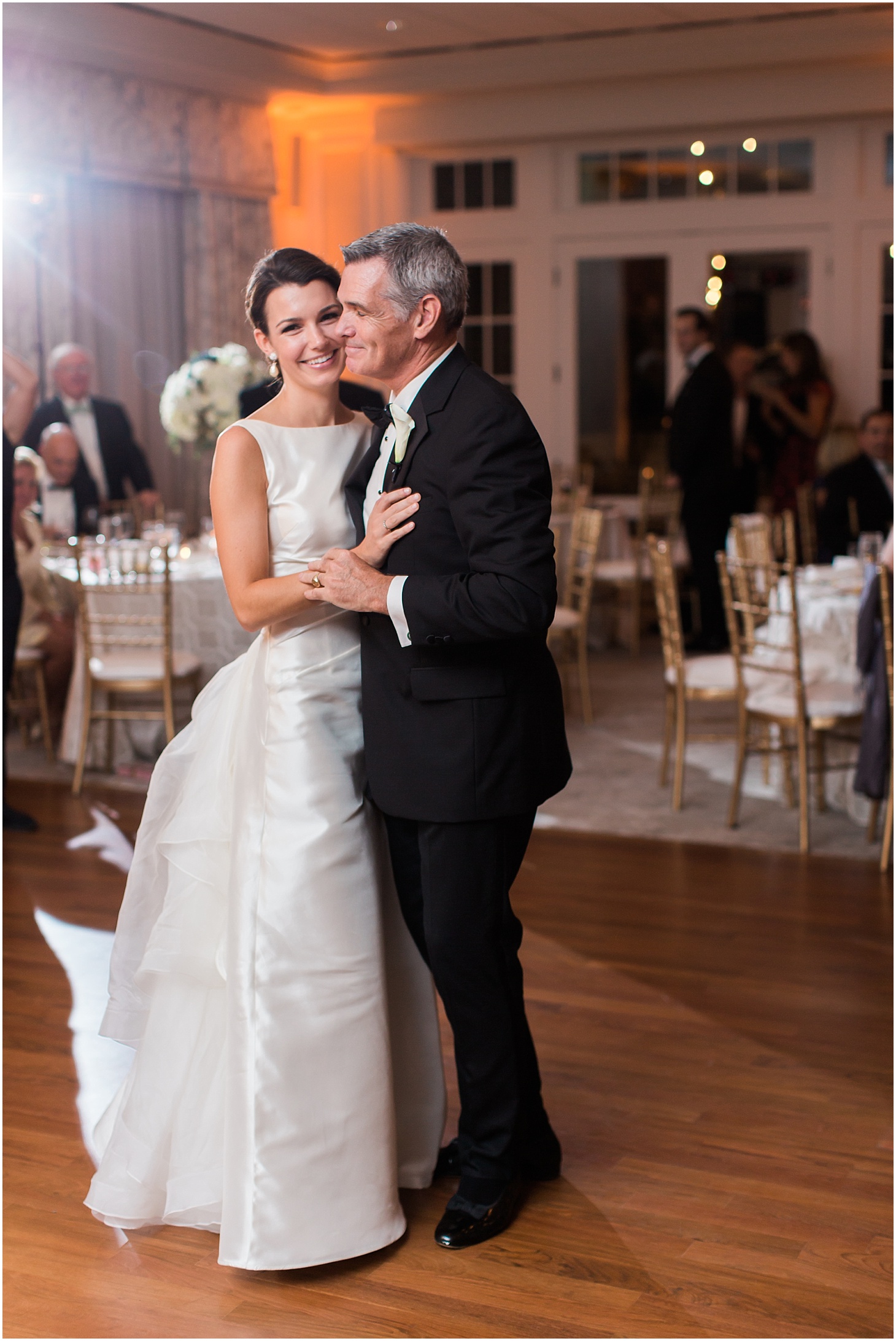 Father-Daughter Dance at Wedding Reception at Columbia Country Club | Wedding Ceremony at Cathedral of St. Matthew the Apostle | Classy October Wedding in Washington, D.C. | Sarah Bradshaw Photography