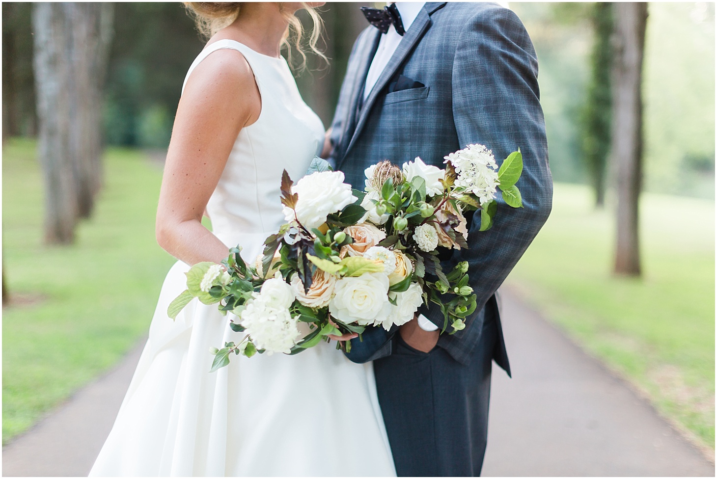 Wild Green Yonder Wedding Bouquet | Equestrian-Inspired Fall Wedding Editorial at Poplar Springs Manor | Sarah Bradshaw Photography