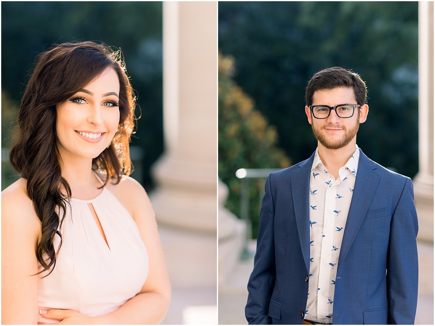 Engagement Portraits at the National Gallery of Art | Romantic Sunrise Engagement Session at the Smithsonian Gardens | Sarah Bradshaw Photography
