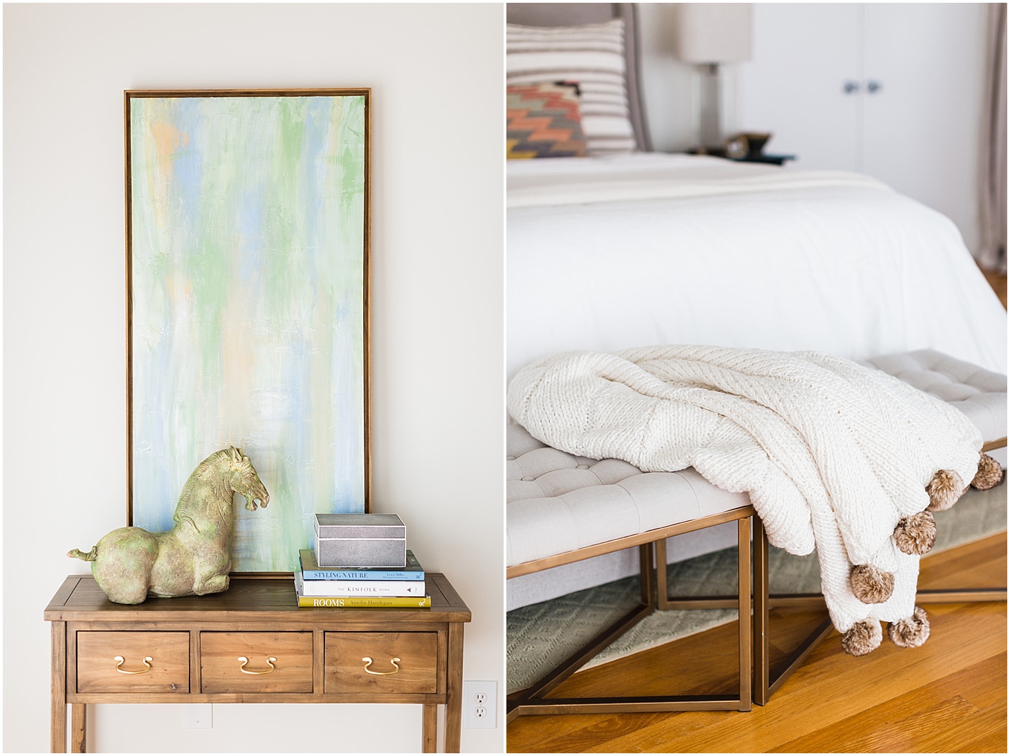 Modern Bedroom Inspiration | Home Tour | Curated Mid-Century Modern Home in Washington DC | Sarah Bradshaw Photography