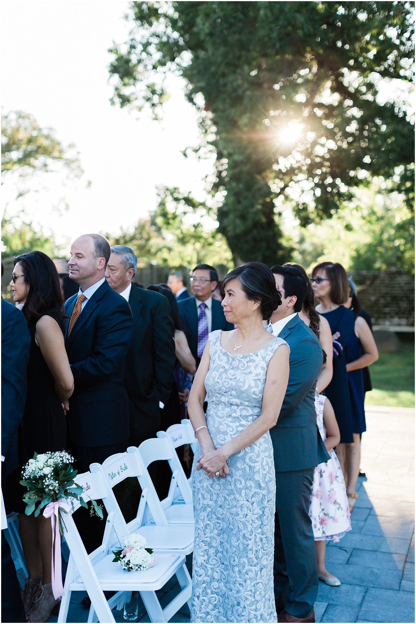 Wedding Ceremony at Raspberry Plain Manor | Elegant Fall Wedding in Leesburg, VA | Sarah Bradshaw Photography