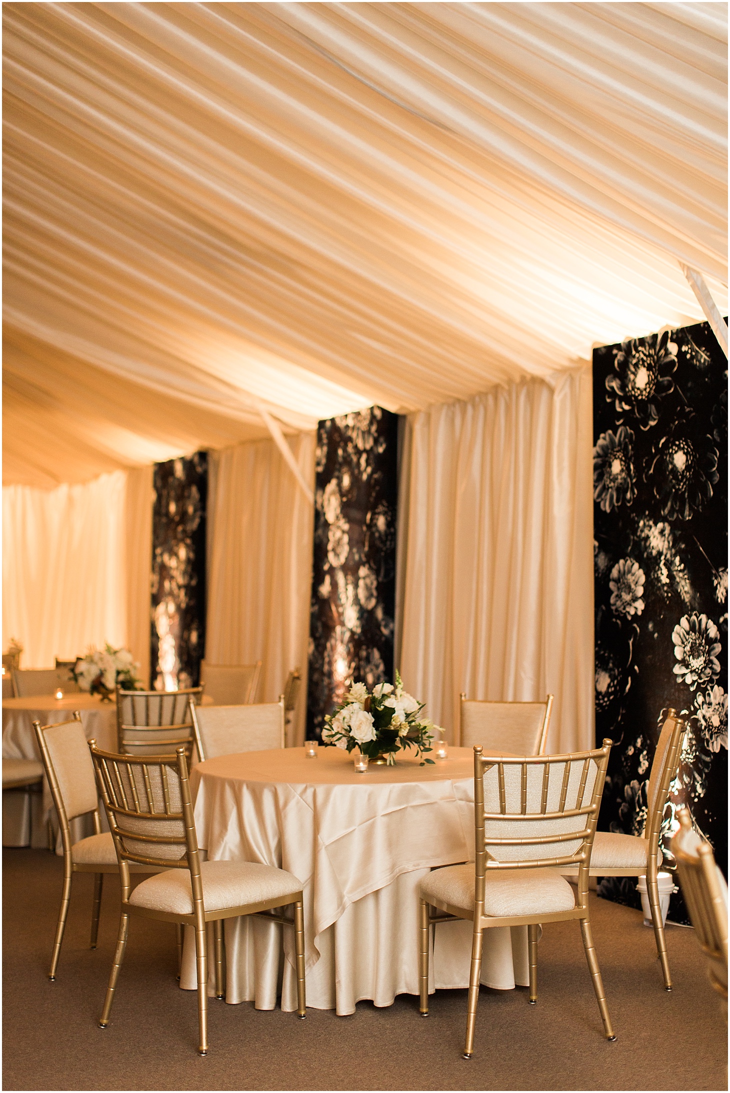 St. Regis Washington, DC Wedding Reception Lounge | Southern Black Tie wedding in Dusty Blue and Ivory | Sarah Bradshaw Photography