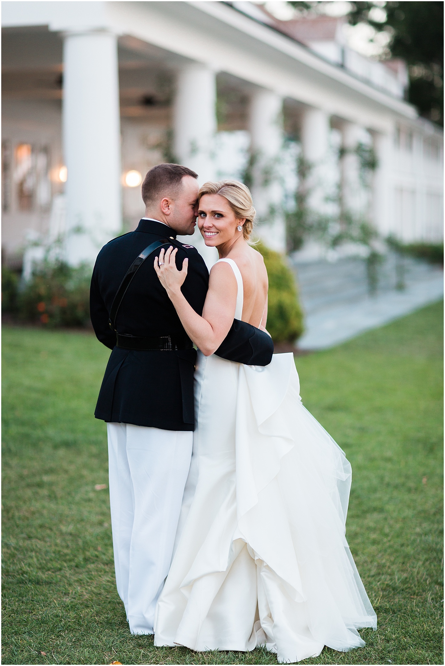 Wedding Portraits at Gibson Island Club in Annapolis, MD | Southern Magnolia Wedding at the Naval Academy and Gibson Island Club | Sarah Bradshaw Photography