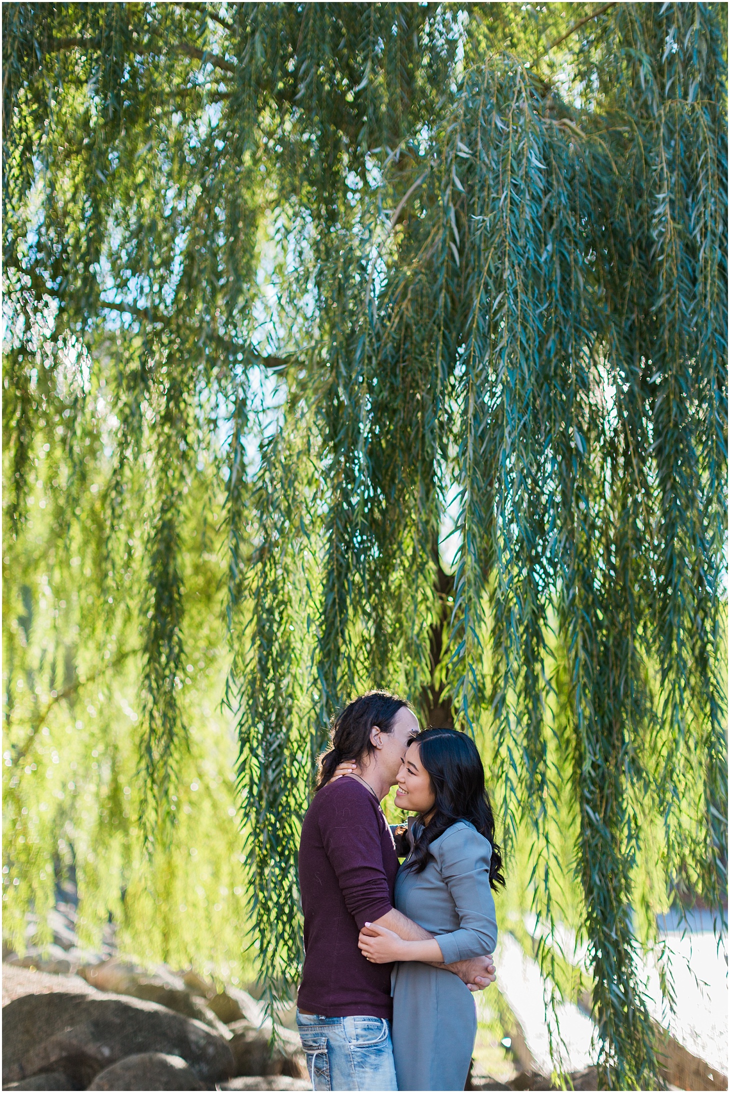 Engagement Portraits on the Charles River Esplanade | Sunset Engagement Session in Boston | Sarah Bradshaw Photography