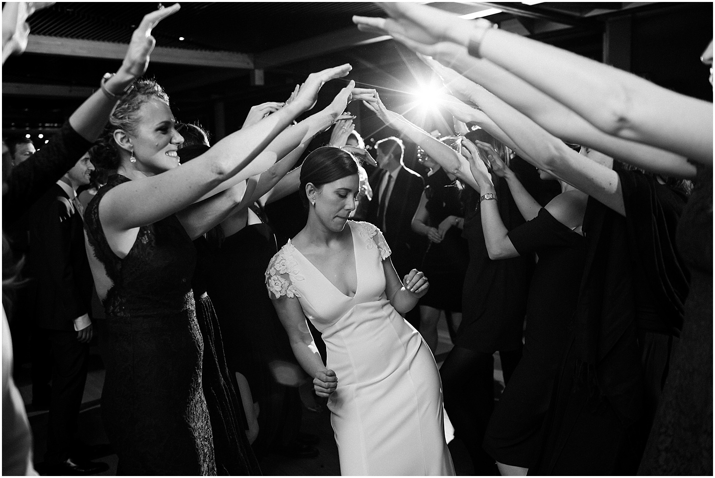 Wedding Reception at District Winery | Wedding Ceremony at Holy Rosary Church | Burgundy and Blush Wedding in Washington, DC | Sarah Bradshaw Photography