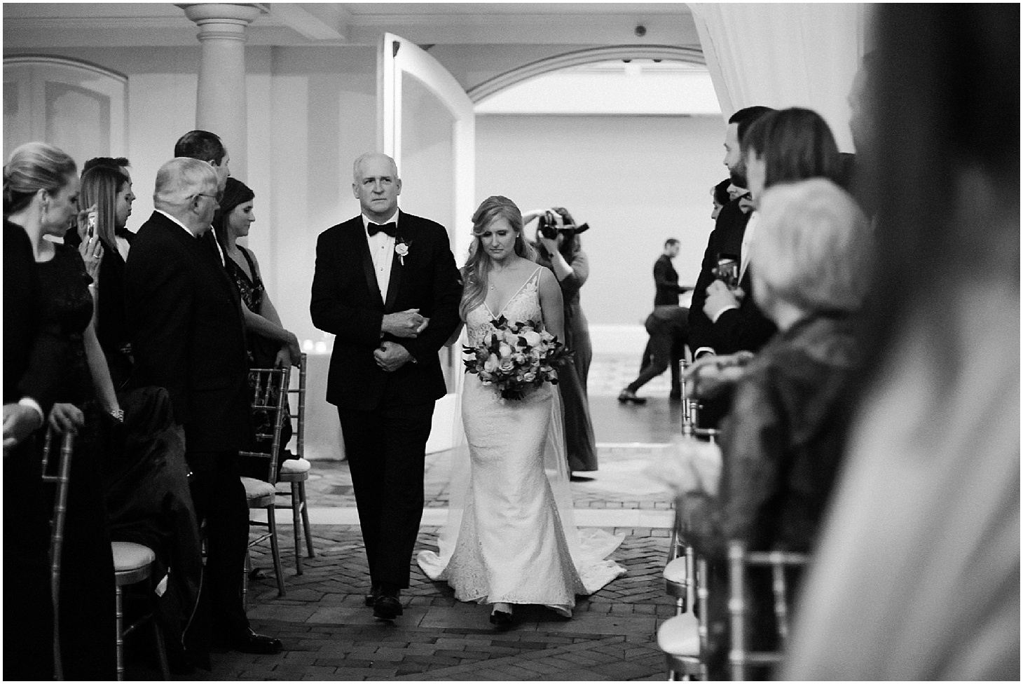 Wedding Ceremony at the Decatur House | French-Inspired New Years Eve Wedding in Washington, DC | Sarah Bradshaw Photography | Washington DC Wedding Photographer