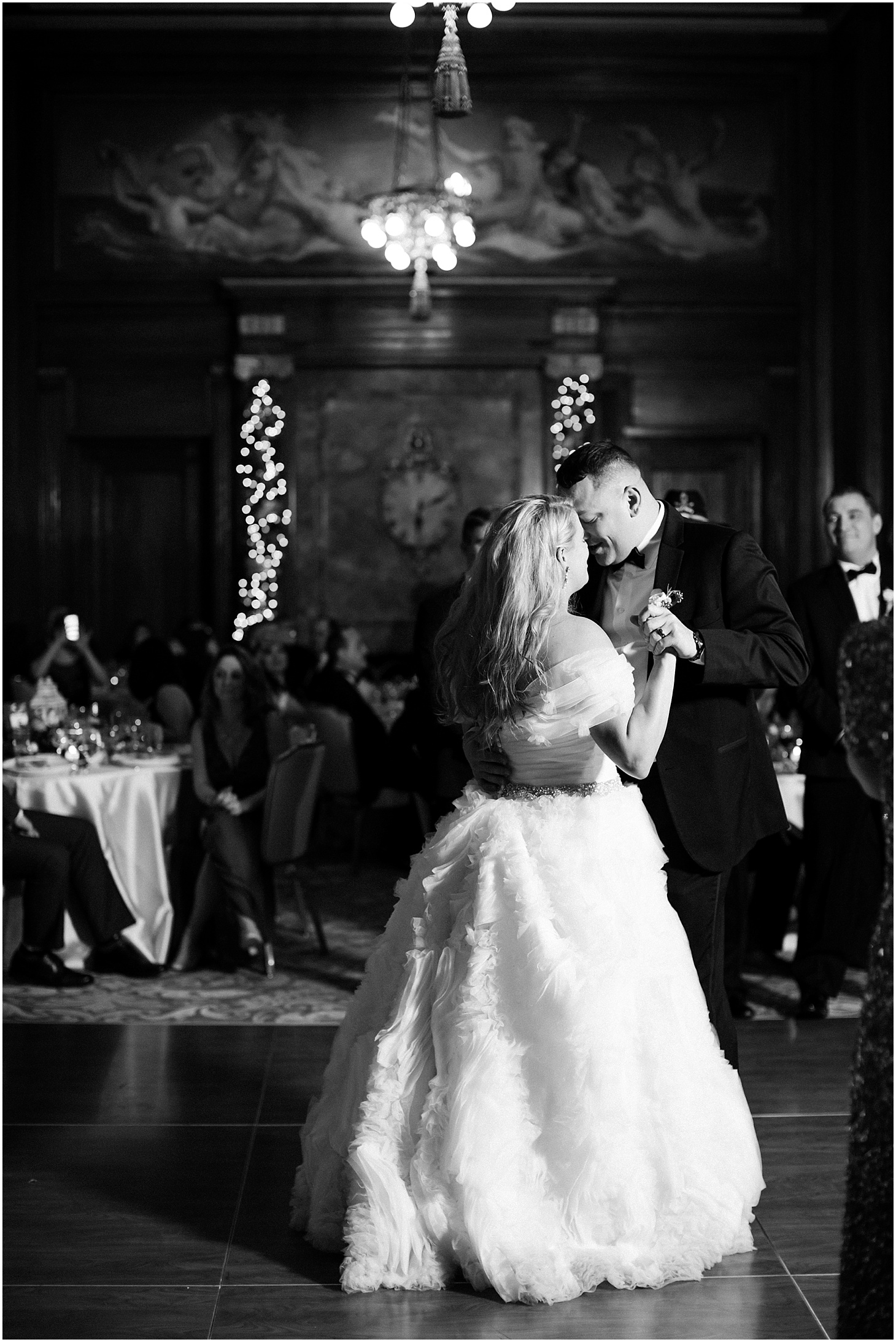 First Dance at the Army and Navy Club | Luxe Winter Wedding in Washington, DC | Sarah Bradshaw Photography | Washington DC Wedding Photographer