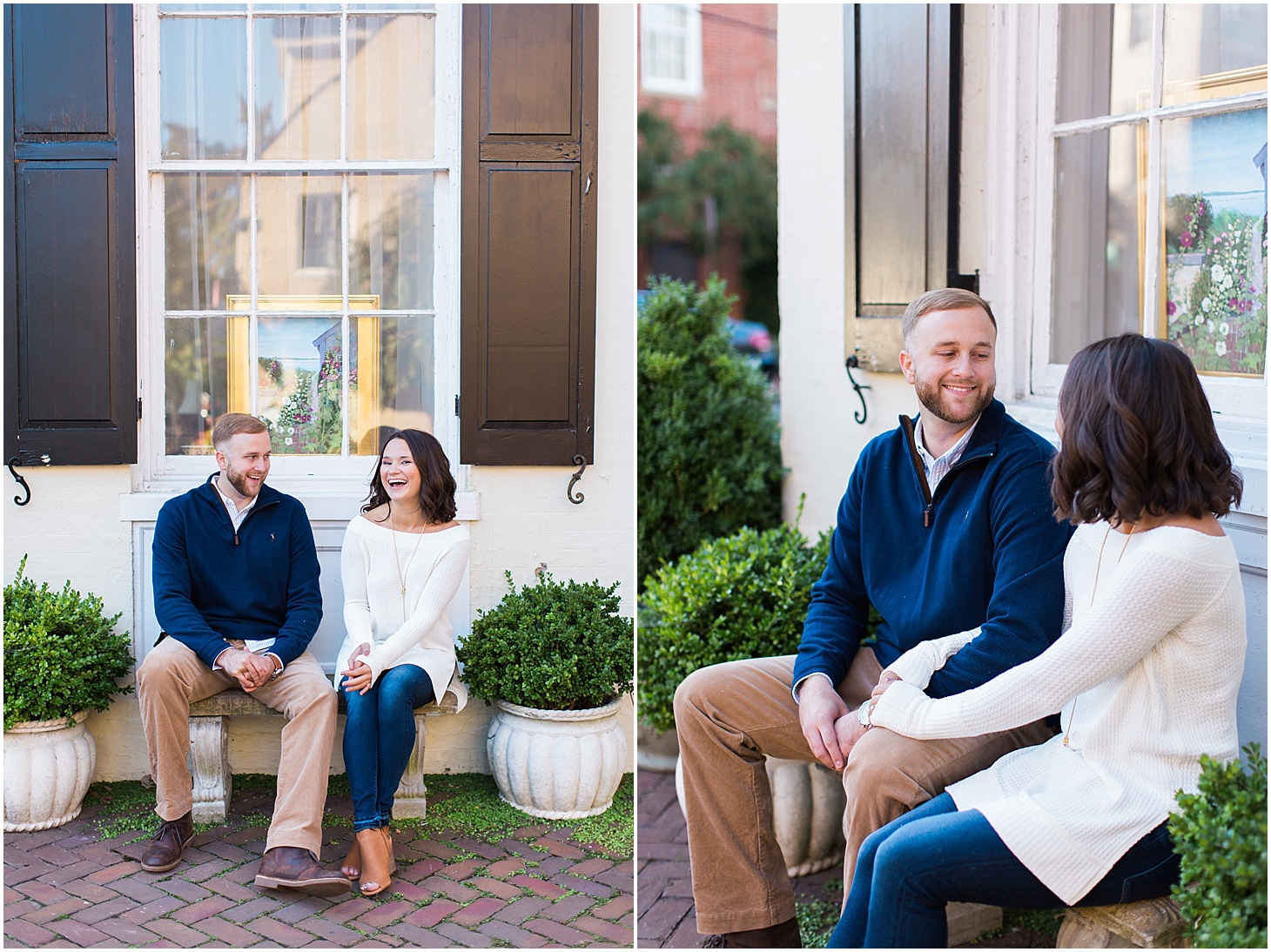 Engagement Portraits in Old Town Alexandria | Sunrise Engagement Session in Washington, DC | Sarah Bradshaw Photography