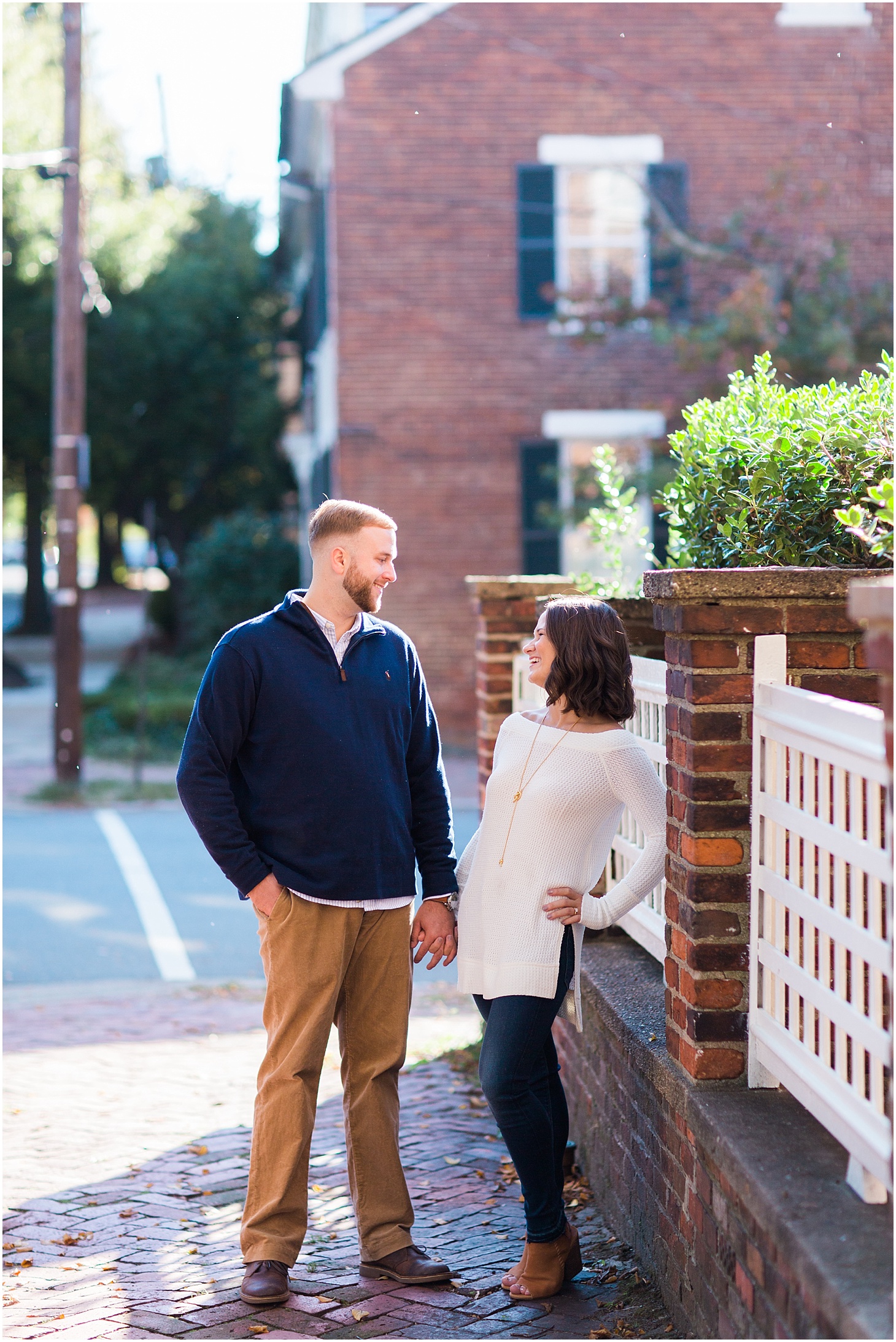 Engagement Portraits in Old Town Alexandria | Sunrise Engagement Session in Washington, DC | Sarah Bradshaw Photography