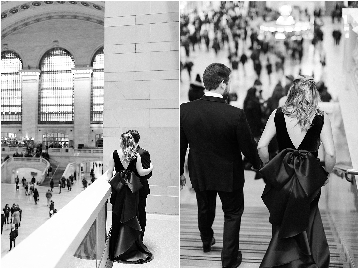 Engagement Portraits in Grand Central Station | Sunrise Engagement at the Brooklyn Bridge, Top of Rock, and Grand Central Station | Sarah Bradshaw Photography