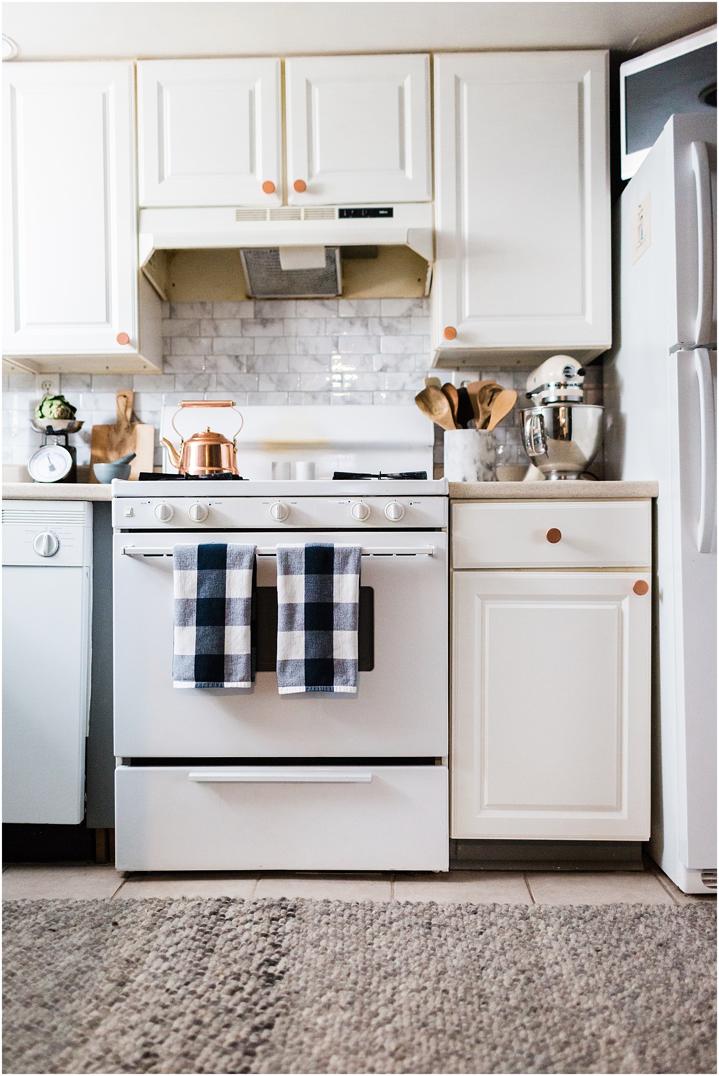 Small Space Kitchen Inspiration | Modern Basement Apartment Tour in Capitol Hill | Sarah Bradshaw Photography | Washington, DC Interior Design Photographer