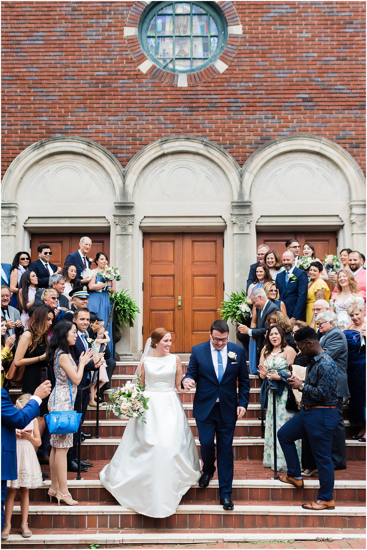 Wedding Ceremony at Epiphany Catholic Church | French-Inspired Garden Wedding at Dumbarton House in Georgetown | Sarah Bradshaw Photography | DC Wedding Photographer