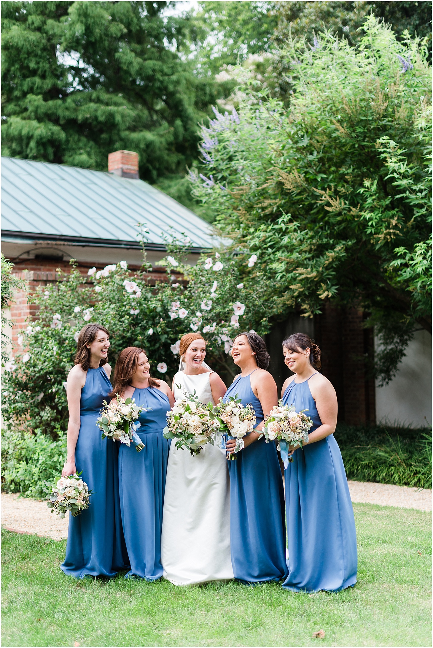Bridal Party at Dumbarton House | French-Inspired Garden Wedding at Dumbarton House in Georgetown | Sarah Bradshaw Photography | DC Wedding Photographer