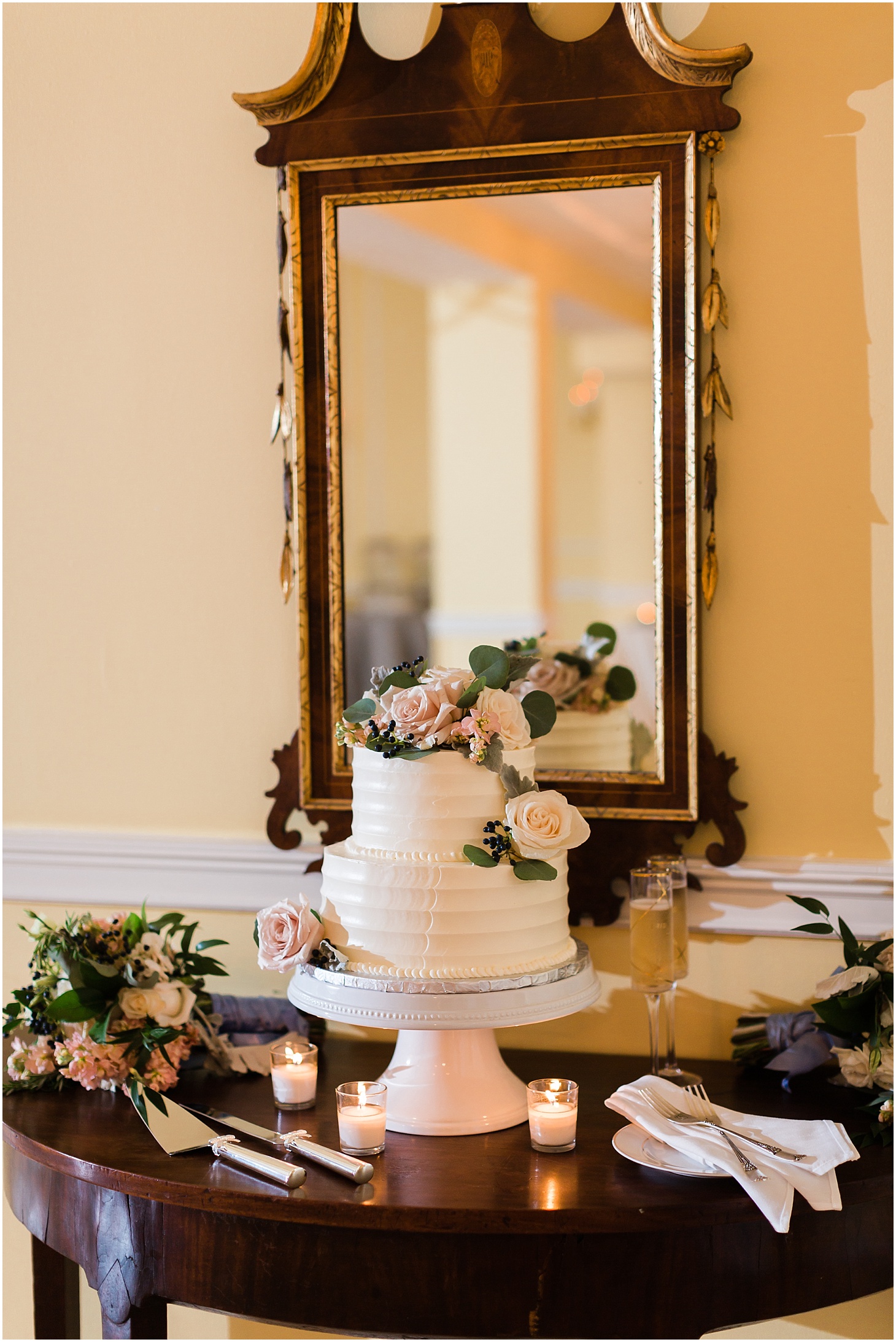 Wedding Reception at Dumbarton House | French-Inspired Garden Wedding in Georgetown | Sarah Bradshaw Photography | DC Wedding Photographer