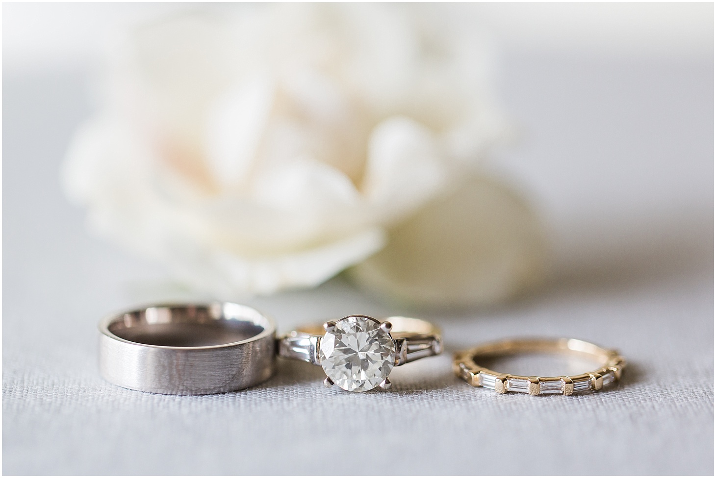 Vienna Jewelry Engagement Ring and Wedding Bands | Winter Brunch Wedding at Hay-Adams Hotel in DC | Sarah Bradshaw Photography