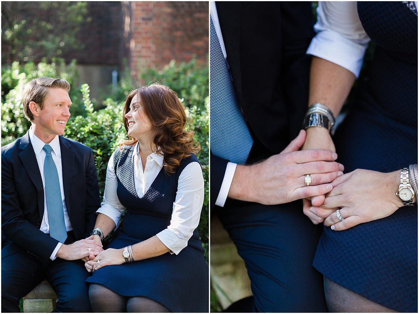 Afternoon Engagement Session in Georgetown | Preppy Autumn Engagement Session in Georgetown | Sarah Bradshaw Photography