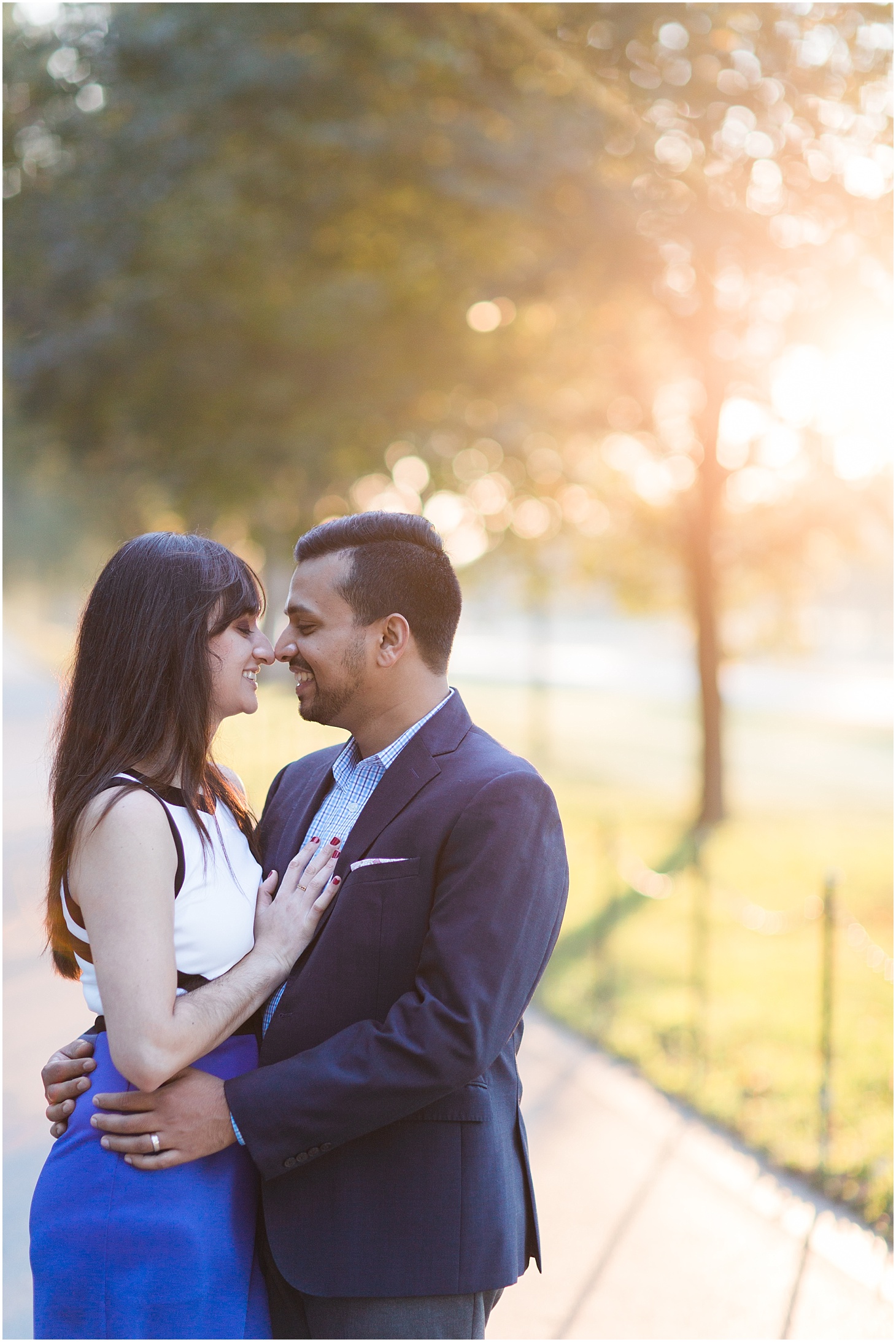 Sunrise Engagement Session on National Mall | Colorful Fall Engagement Session in Georgetown | Sarah Bradshaw Photography