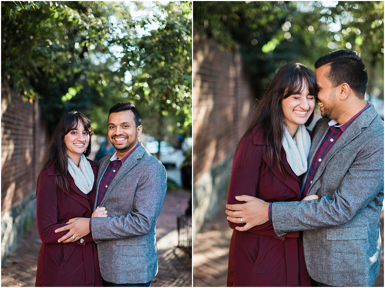 Morning Engagement Session in Georgetown | Colorful Fall Engagement Session in Georgetown | Sarah Bradshaw Photography