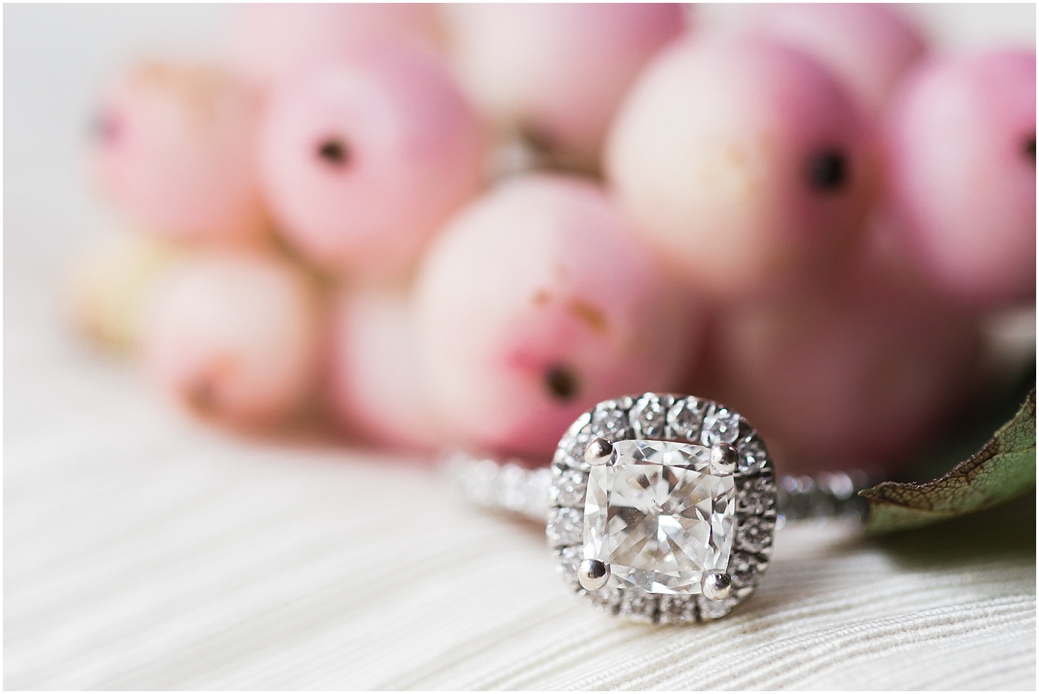 Polly's Fine Jewelry Engagement Ring | Summer Rooftop Wedding at The Capitol View at 400 | Sarah Bradshaw Photography | Washington DC Wedding Photographer