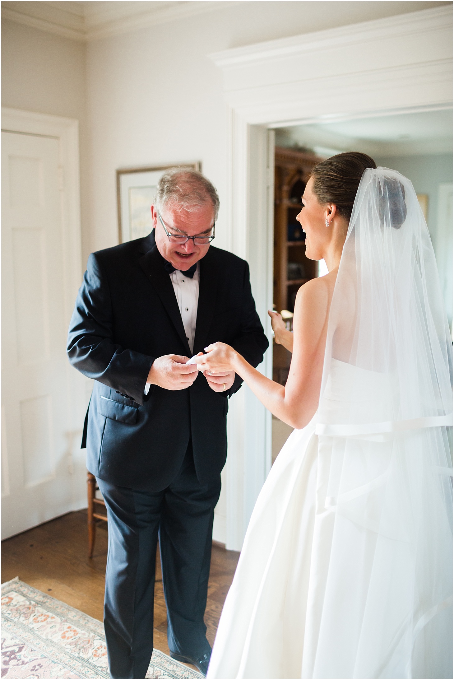 Father-Daughter First Look | Summer Rooftop Wedding at The Capitol View at 400 | Sarah Bradshaw Photography | Washington DC Wedding Photographer