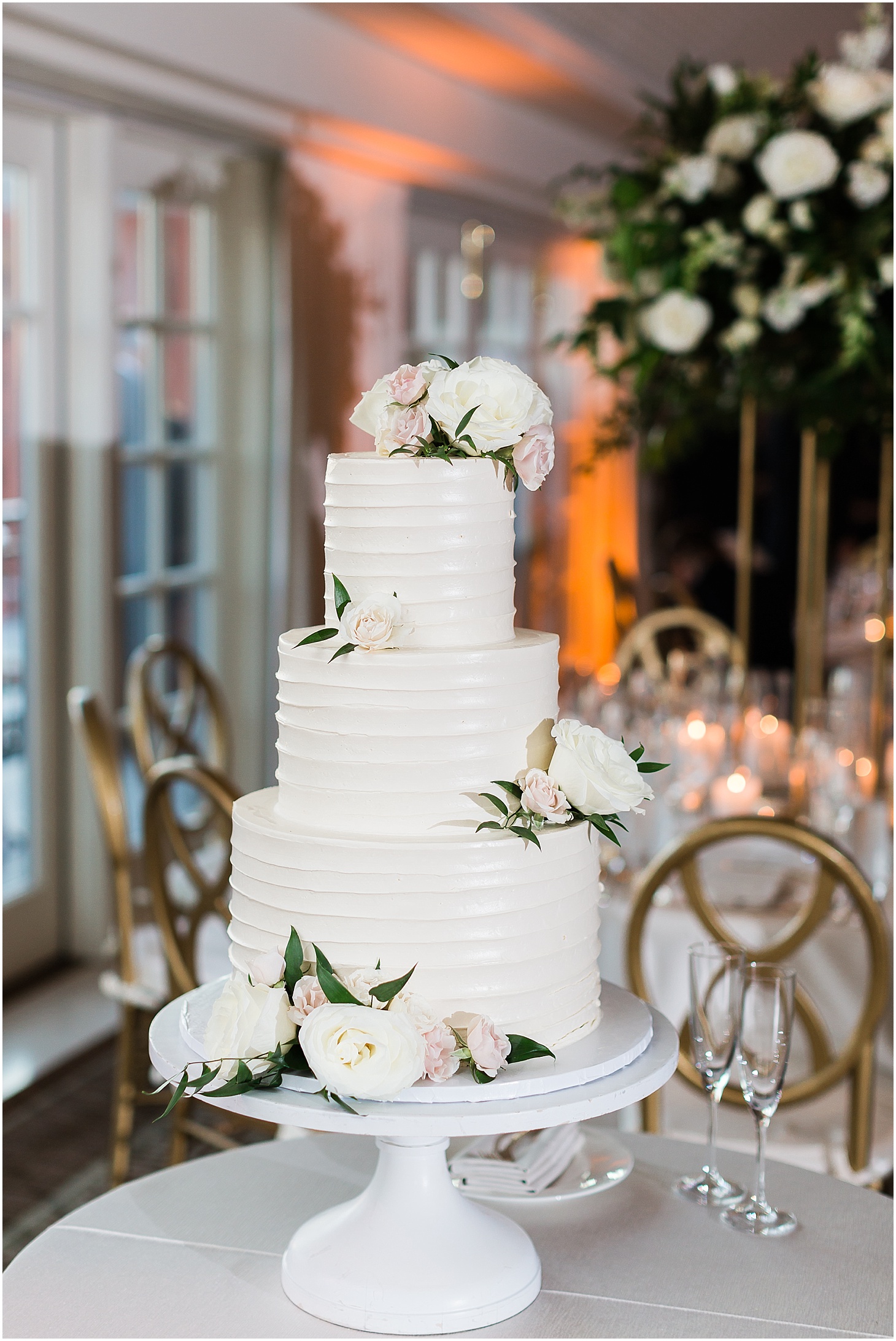 Buttercream Bakeshop Wedding Cake, Wedding Reception at the Hay-Adams Hotel, Champagne-toned Multicultural Wedding in Washington DC, Ceremony at National City Christian Church, Sarah Bradshaw Photography, DC Wedding Photographer