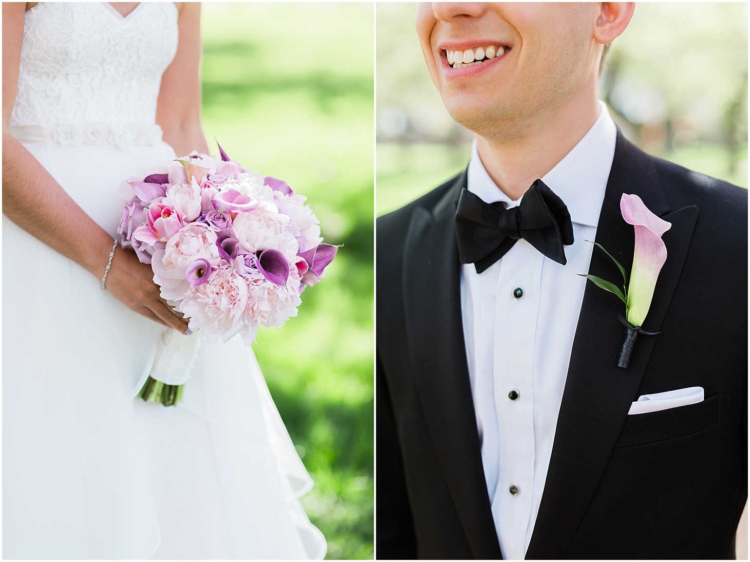B Floral Boutonniere and Bouquet, Museum-Inspired Spring Wedding at National Museum of Women in the Arts, Sarah Bradshaw Photography, DC Wedding Photographer
