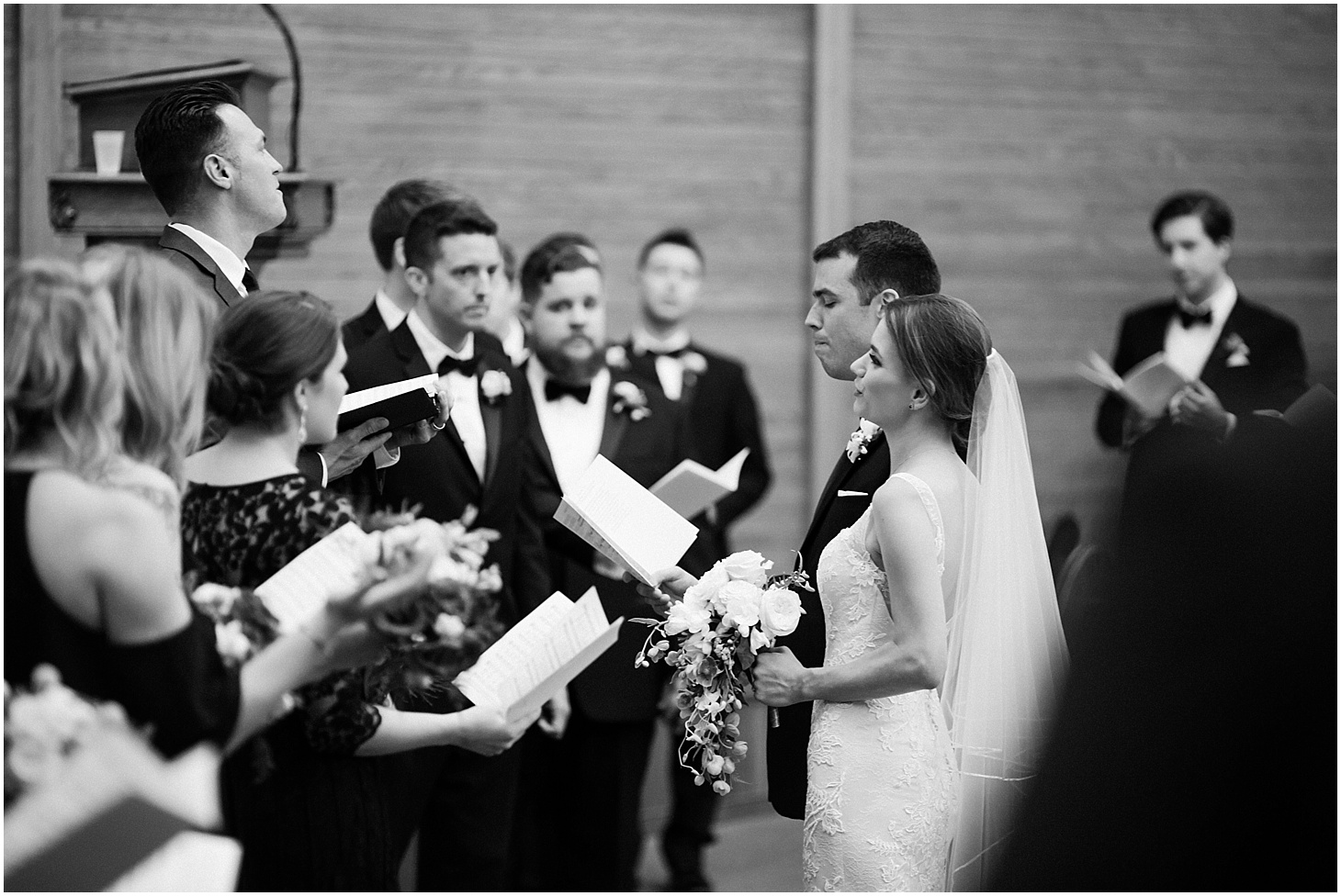 Wedding Ceremony at Capitol Hill Baptist Church, Black Tie Hay-Adams Wedding with Summer Florals, Sarah Bradshaw Photography, DC Wedding Photographer