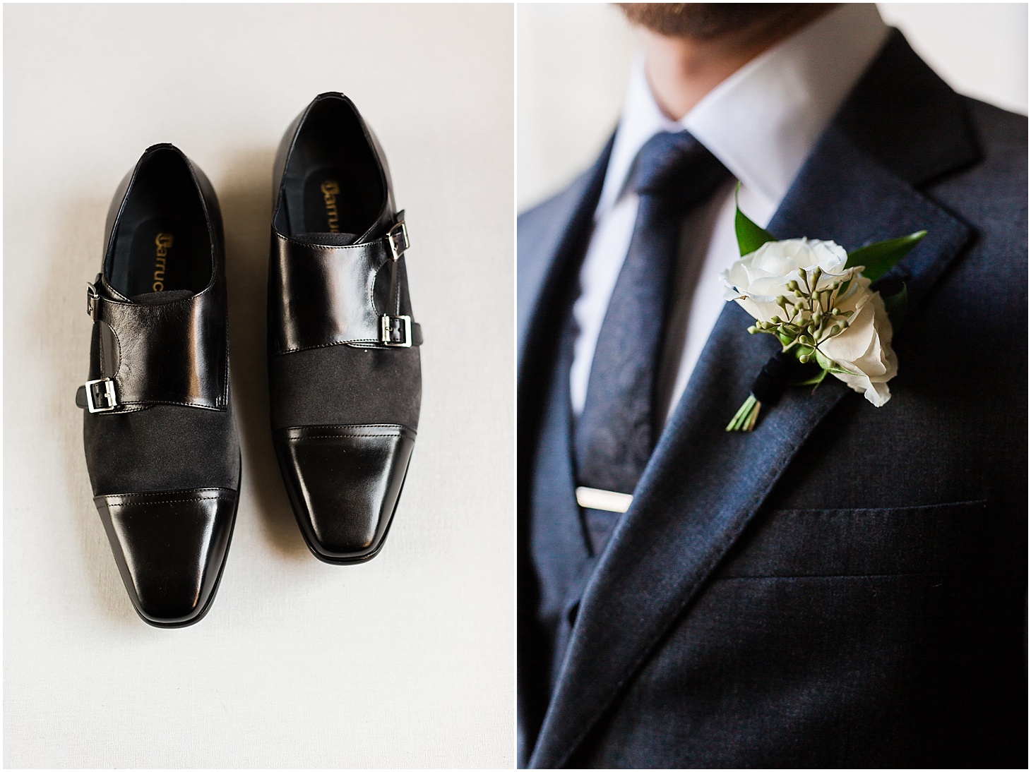 Groom's Details with Custom Peter Millar Suit and Boutonniere by Philippa Tarrant Design , Hexagon-Inspired Emerald Wedding at Union Station in Washington DC, Sarah Bradshaw Photography